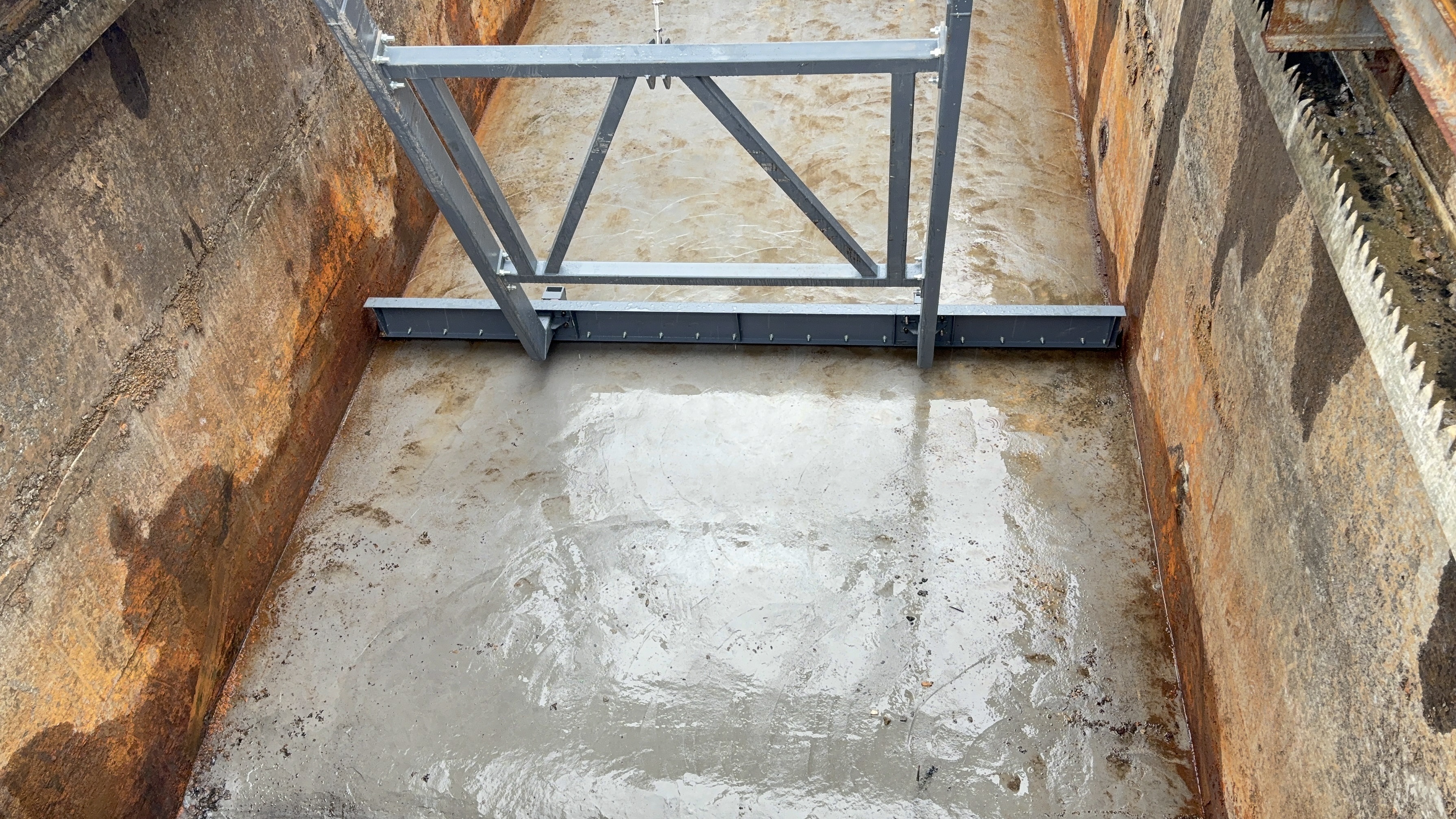 Farging og trykking avløpsrenseprosjekt renovering